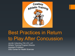 Best Practices in Return to Play After Concussion