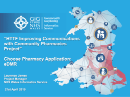 Choose Pharmacy - Community Pharmacy Wales