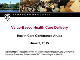 Derek Haas - HCCA | Health Care Conference Aruba
