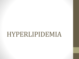Hyperlipidemiax