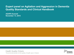 Dementia with Agitation or Aggression Clinical Handbook