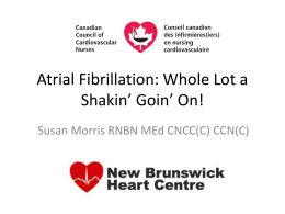Atrial Fibrillation: Whole Lot a Shakin* Goin* On!