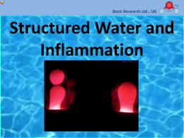 Structured Water and Inflammation
