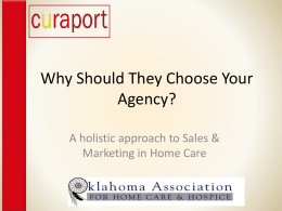 Why Should They Choose Your Agency?