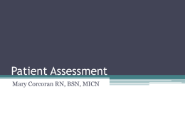 Patient Assessment Emergency Nursing
