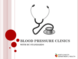 Blood Pressure Clinics