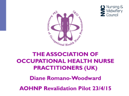 Revalidation - South West Occupational Health Nurses Group