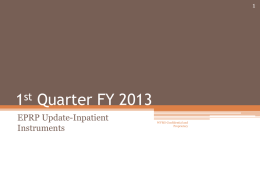 1QFY2013 Inpatient Instrument Update.ppsx