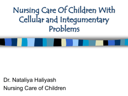Lect.13 - Cellular and Integumentary Alterations