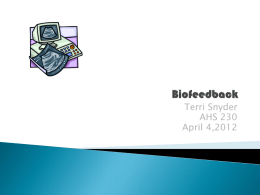 Biofeedback - alternativehealththerapies