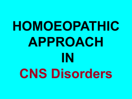 CNS Disorders in Pediatrics