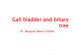 Empyema of the gall bladder