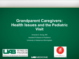 Health Issues and the Pediatric Visit - 204.39 KB