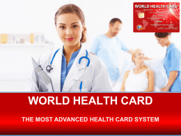 the system - world health card