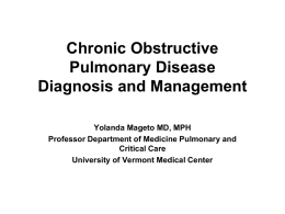 COPD - VMS Foundation