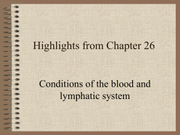 Chapter 26 Hematology