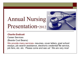 Annual Nursing Presentation