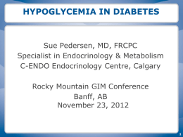 15 Pedersen Hypoglycemia Banff Nov 23 2012x