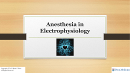 Lecture 4: Electrophysiology Lab