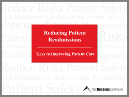Patient Safety Organization (PSO) Role