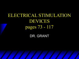 ELECTRICAL STIMULATION DEVICES