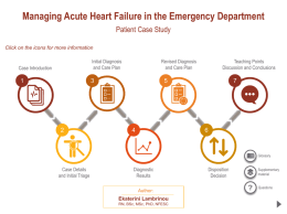 Managing acute heart failure in the Emergency Department