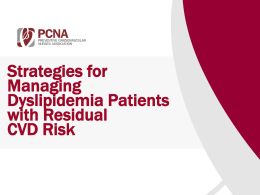 Strategies for Managing Dyslipidemia Updated
