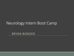 Neurology Intern Boot Camp