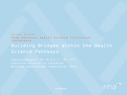 Handout 1 - National Consortium for Health Science Education