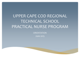 upper cape cod regional technical school practical nurse program