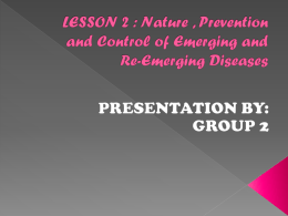 LESSON 2 : Nature , Prevention and Control of - sasjotc14-15