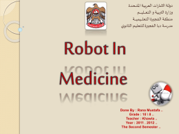 Robot In Medicine