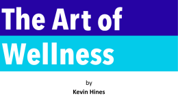 The Art of Wellness – PPT