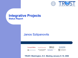 sztipanovits_Trust_2005-01-10_IntegrativeProjects