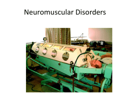 Neuromuscular Disorders - Respiratory Therapy Files
