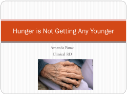Hunger is Not Getting Any Younger - panas