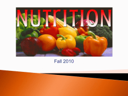 Nutrition 2010