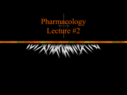 Pharmacology Part 2