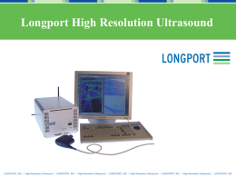 Longport High Resolution Ultrasound