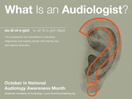 A Career in Audiology - American Academy of Audiology