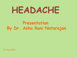 Headache - MEDtube