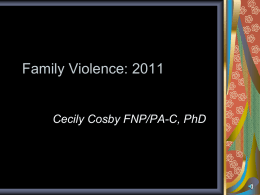 family violence 2011