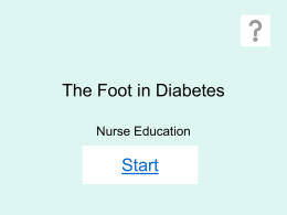 The Foot in Diabetes