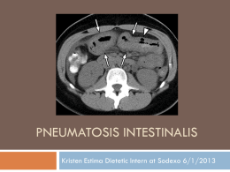 Case study presentation (pneumatosis intestinalis)