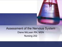 Neuromuscular alterations 202