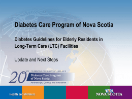 Diabetes Care Program of Nova Scotia (DCPNS)