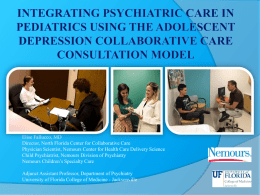 Center for Integration of Mental Health in the Medical Home