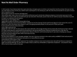 Evolution Of Prescription Drugs - Online Masters