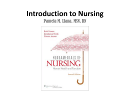 Introduction to Nursing