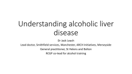 Understanding alcoholic liver disease - addiction